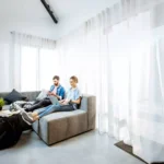 White Valance Curtains